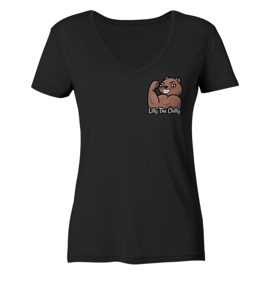 LillyTheChilly Strong - Ladies V-Neck Shirt