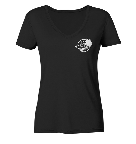 Hahnlogo - Ladies V-Neck Shirt