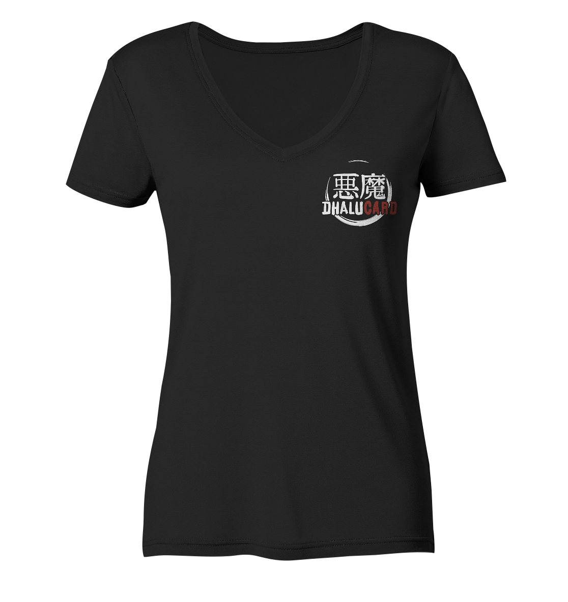 Dhalucard Logo - Ladies V-Neck Shirt