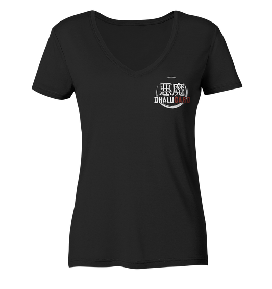 Dhalucard Logo - Ladies V-Neck Shirt