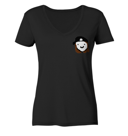 inVertLance Smile - Ladies V-Neck Shirt