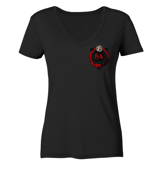 Para84 Logo - Ladies V-Neck Shirt