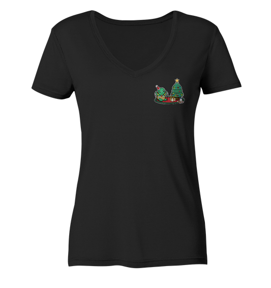 Lillimon Xmas - Ladies V-Neck Shirt
