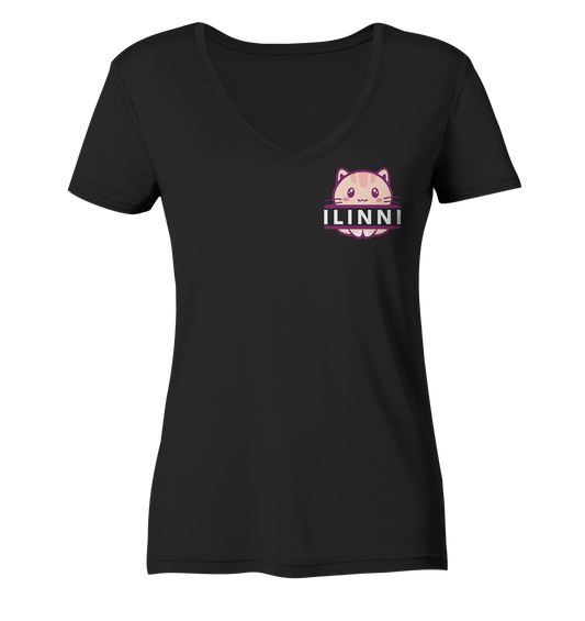 iLinni Logo - Ladies V-Neck Shirt