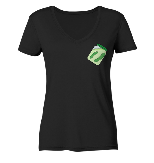 Aylana87 Gurkenwasser - Ladies V-Neck Shirt