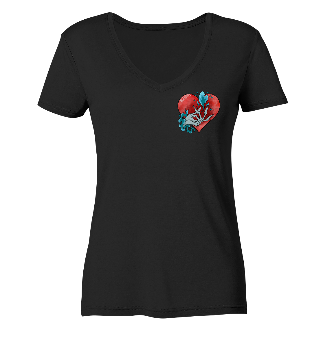 Vischuh21 Hades - Ladies V-Neck Shirt