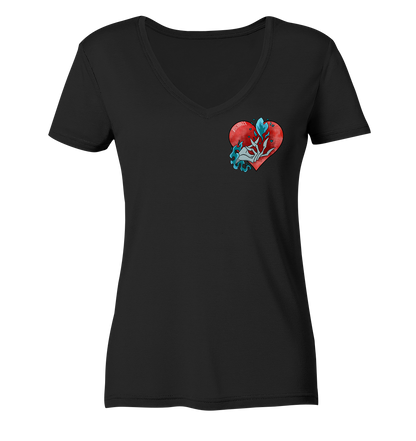 Vischuh21 Hades - Ladies V-Neck Shirt