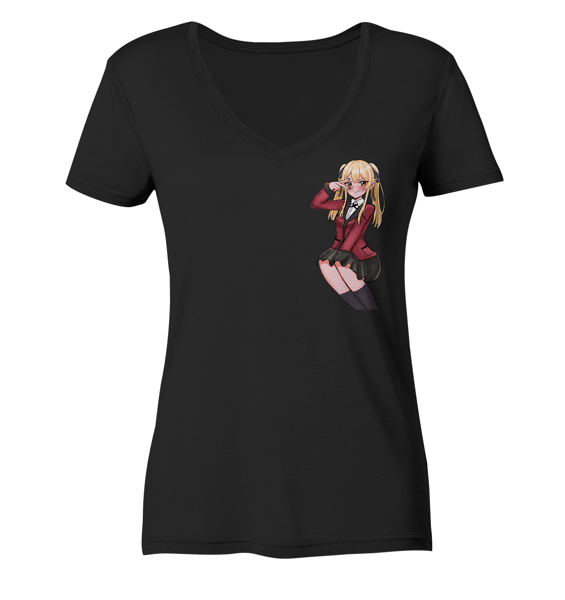 Miezchen Peace - Ladies V-Neck Shirt