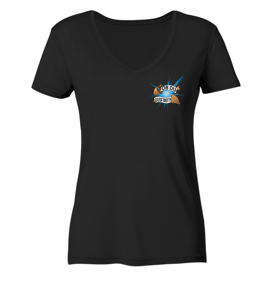 Vischuh21 Glückskeks - Ladies V-Neck Shirt