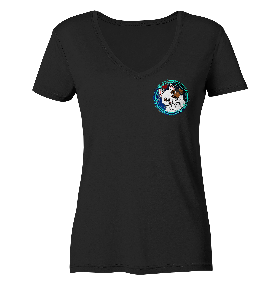 Anniiby Logo - Ladies V-Neck Shirt