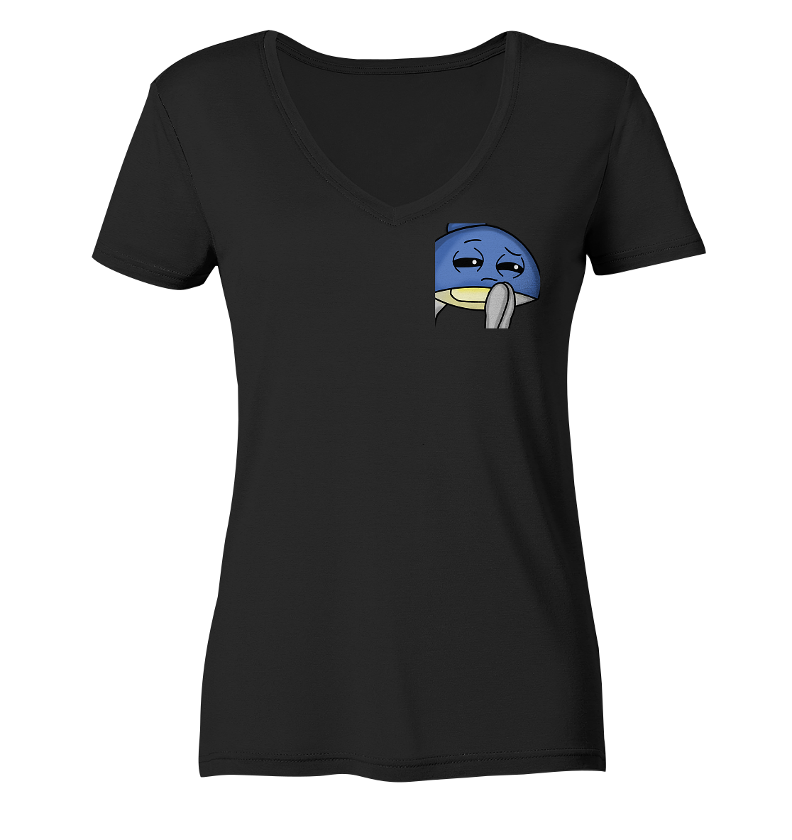 MonaLeesa HolgerHmm - Ladies V-Neck Shirt