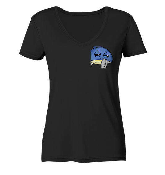 MonaLeesa HolgerHmm - Ladies V-Neck Shirt