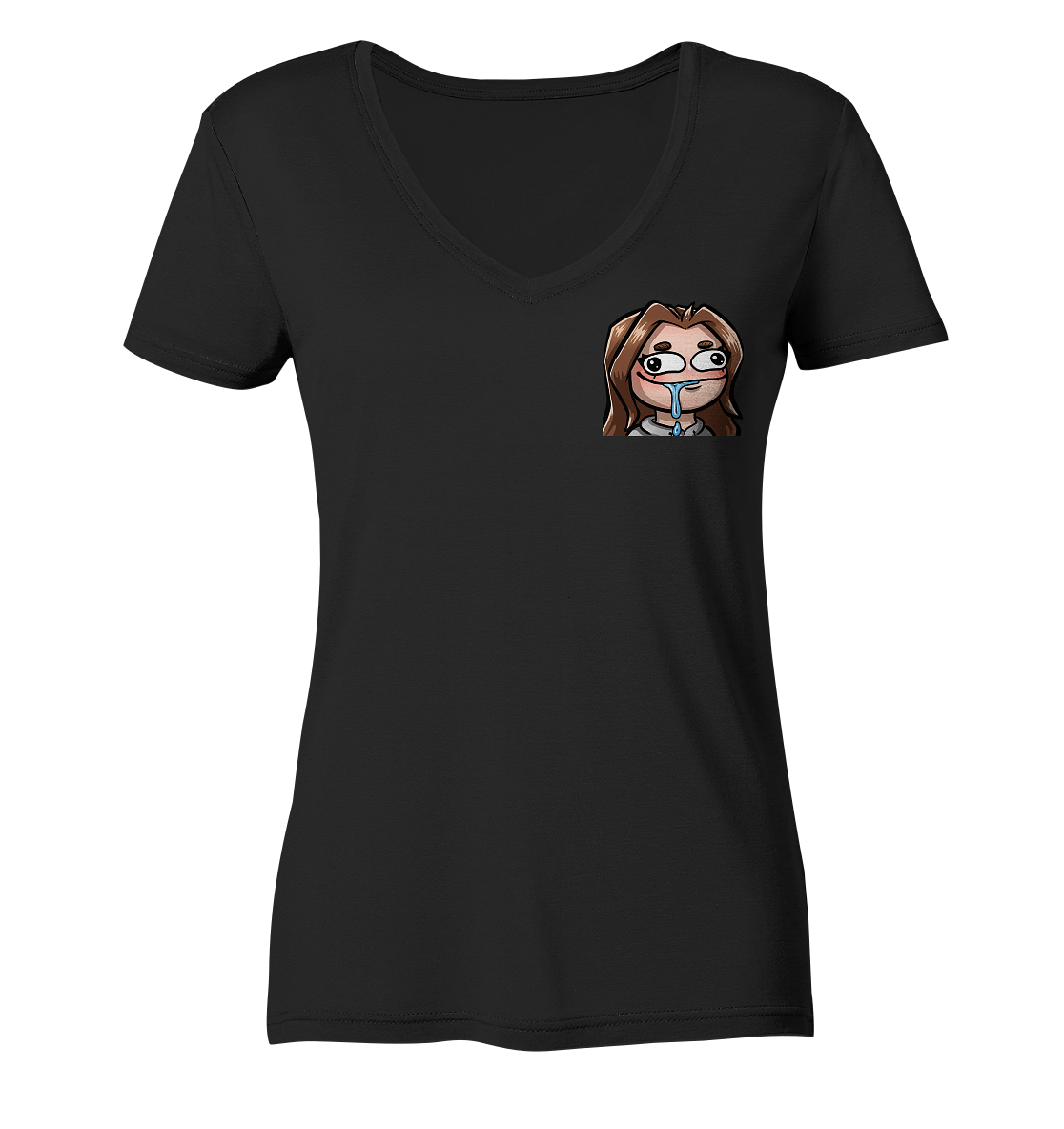 La_N00ba Derpy - Ladies V-Neck Shirt