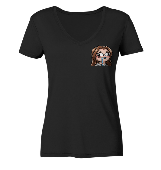 La_N00ba Derpy - Ladies V-Neck Shirt