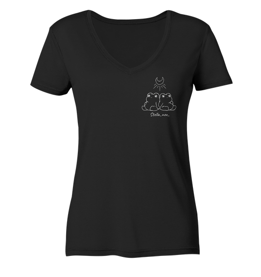 stella_nox_ Outlines - Ladies V-Neck Shirt