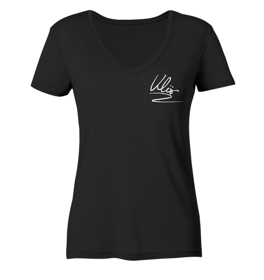 TheKller Unterschrift - Ladies V-Neck Shirt