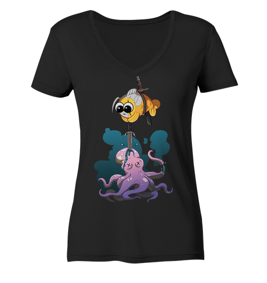 Divi Witcher - Ladies V-Neck Shirt