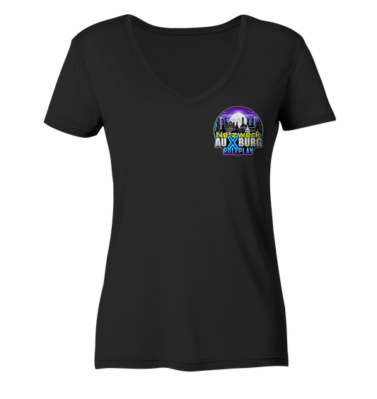 Auxburger Roleplay Logo - Ladies V-Neck Shirt