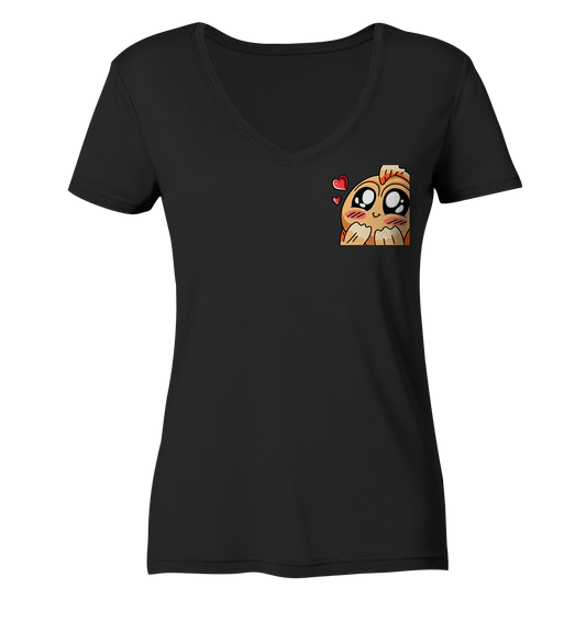 Glupshi Cute - Ladies V-Neck Shirt