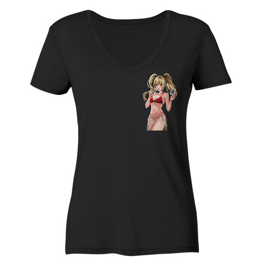 Miezchen Beach - Ladies V-Neck Shirt