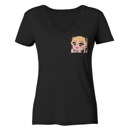 Miezchen Wow - Ladies V-Neck Shirt