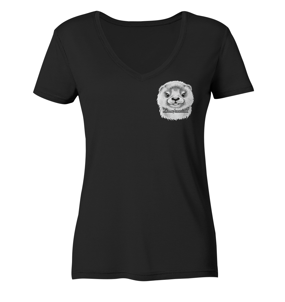 Busenfreundin11 Logo - Ladies V-Neck Shirt