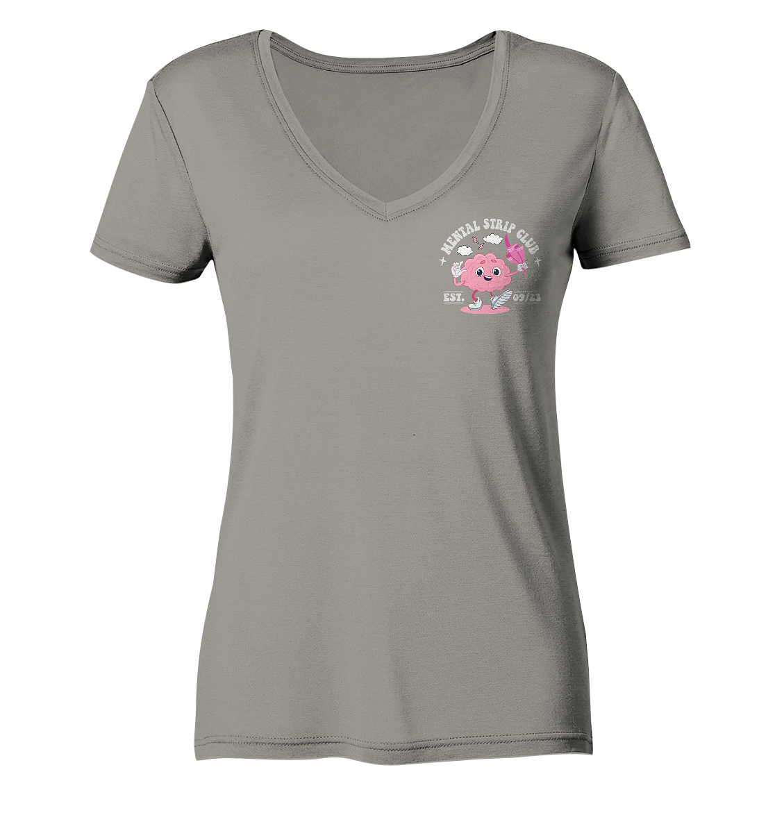 Alyna Mental Strip Club - Ladies V-Neck Shirt