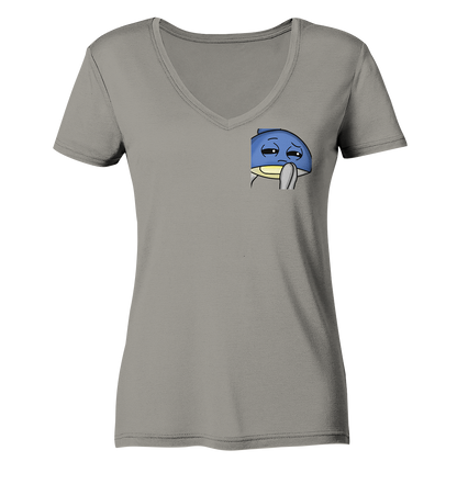 MonaLeesa HolgerHmm - Ladies V-Neck Shirt