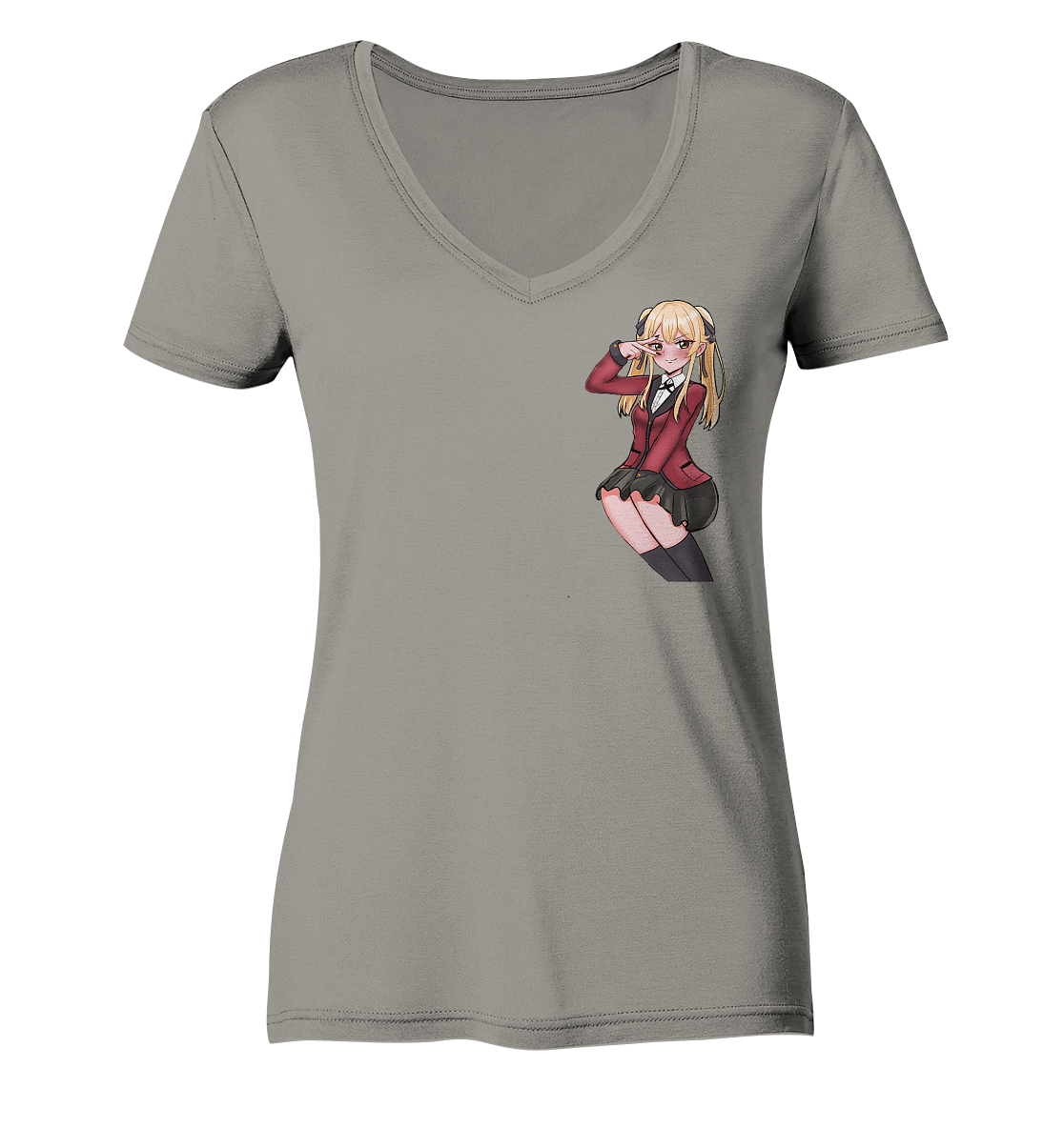 Miezchen Peace - Ladies V-Neck Shirt