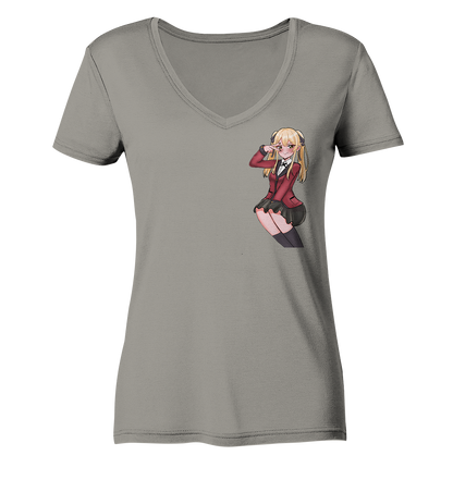 Miezchen Peace - Ladies V-Neck Shirt