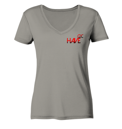 Haveoc Logo - Ladies V-Neck Shirt