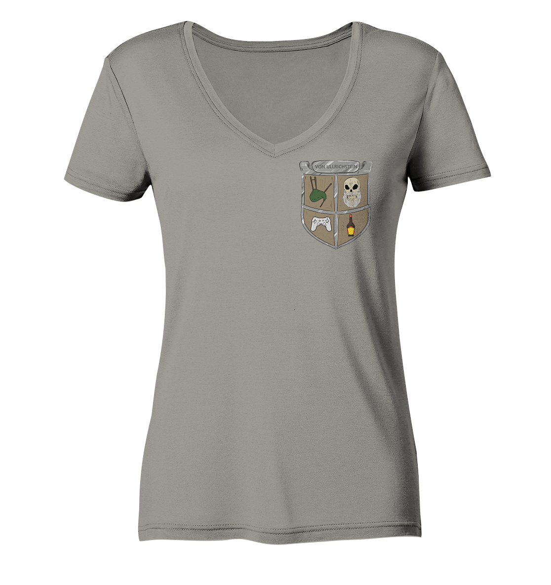 MichaelvonUllrichstein Wappen - Ladies V-Neck Shirt