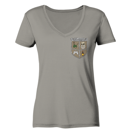 MichaelvonUllrichstein Wappen - Ladies V-Neck Shirt