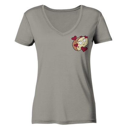 Aylana87 Herzbrot - Ladies V-Neck Shirt
