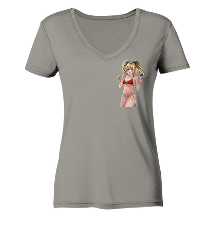 Miezchen Beach - Ladies V-Neck Shirt
