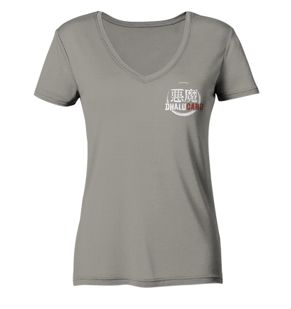 Dhalucard Logo - Ladies V-Neck Shirt