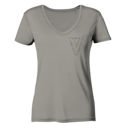 Verdipwnz Emotes - Ladies V-Neck Shirt