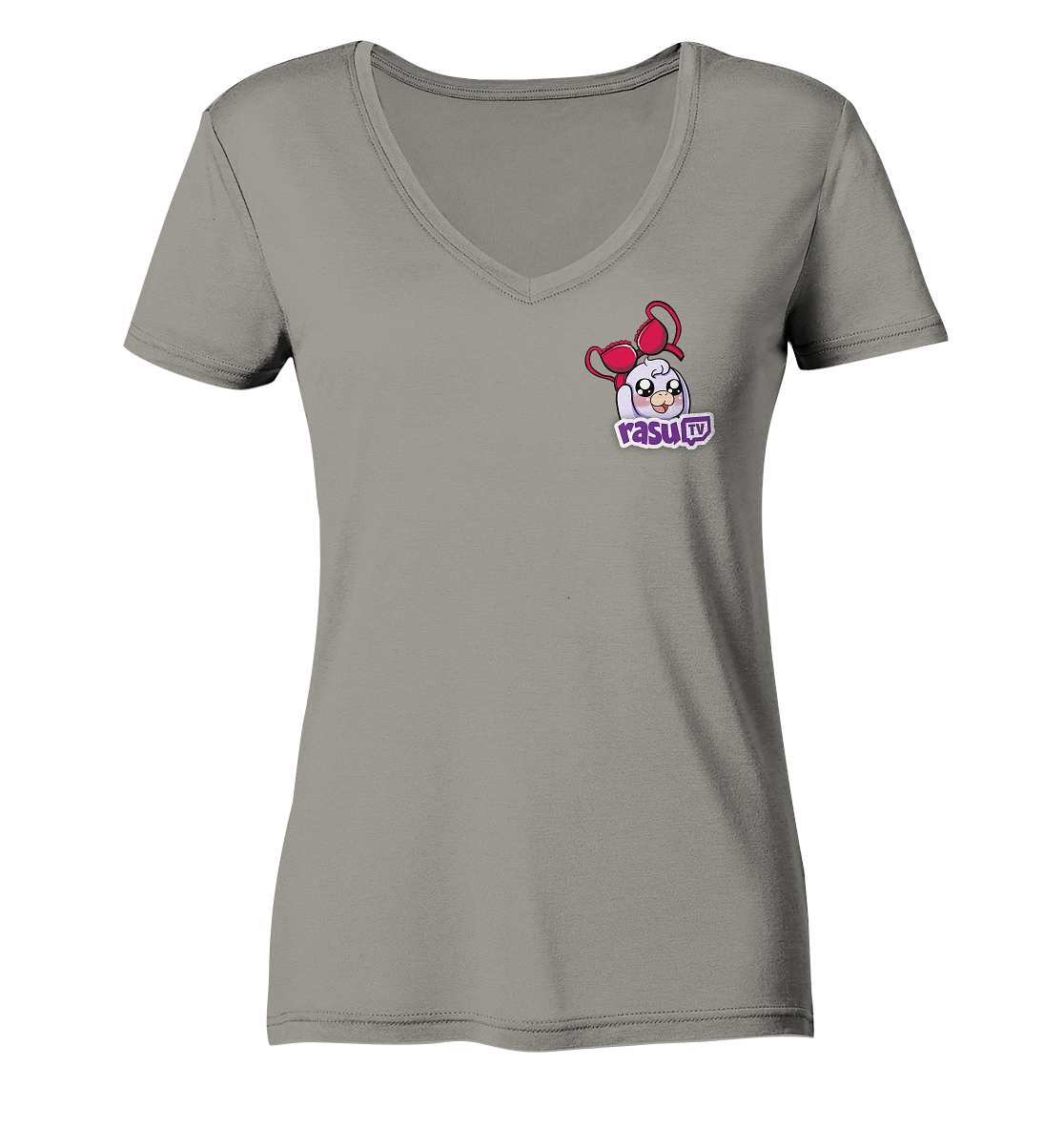 rasuTV BH - Ladies V-Neck Shirt