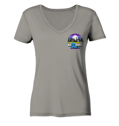 Auxburger Roleplay Logo - Ladies V-Neck Shirt