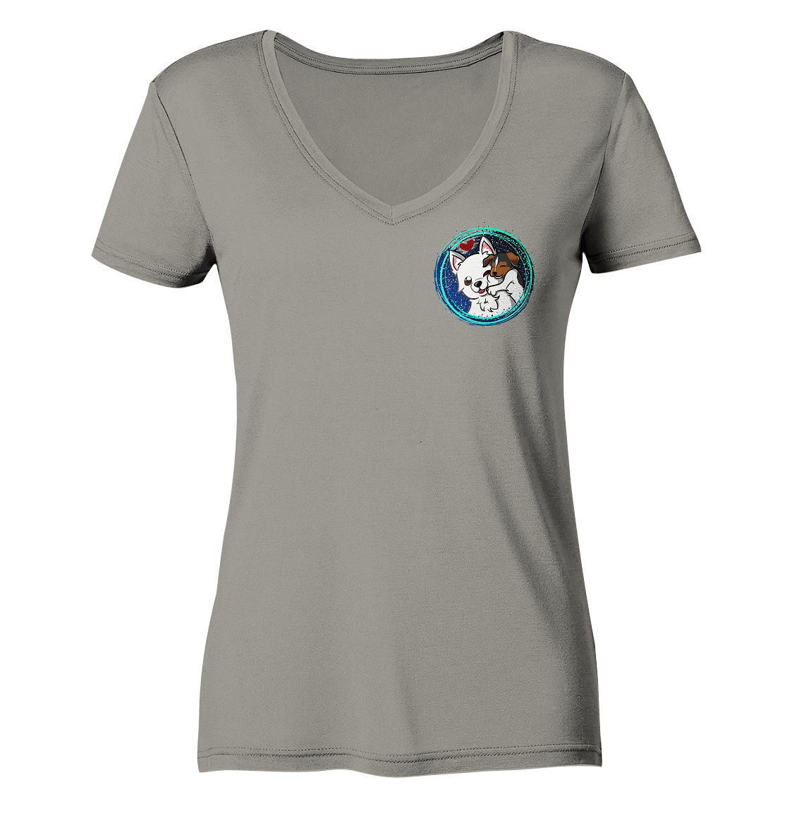 Anniiby Logo - Ladies V-Neck Shirt