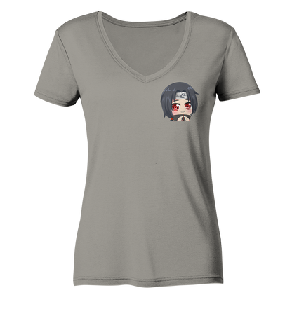 xMK4Yx Shy - Ladies V-Neck Shirt