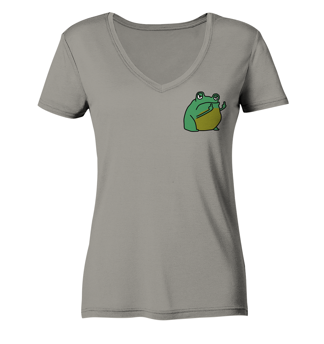 Aylana87 Kackfrosch - Ladies V-Neck Shirt