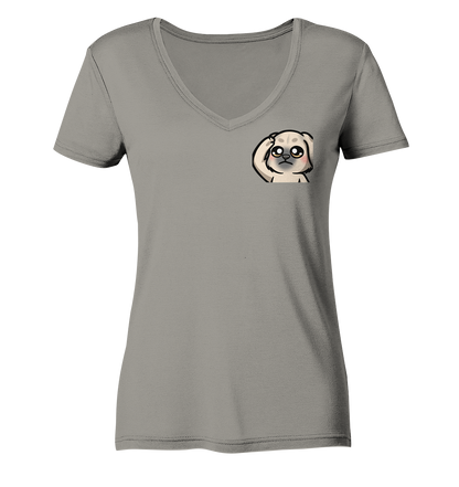 Steffsii Design2 - Ladies V-Neck Shirt