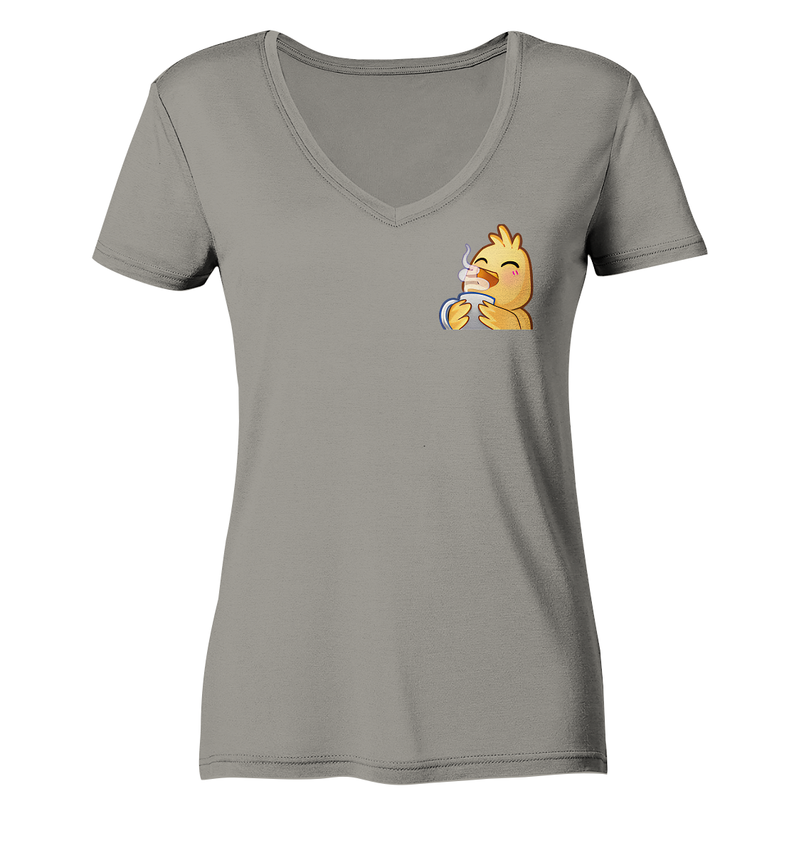 Hahnkaffee - Ladies V-Neck Shirt