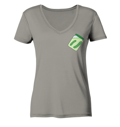 Aylana87 Gurkenwasser - Ladies V-Neck Shirt