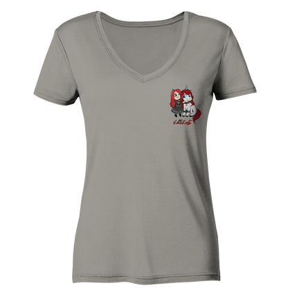 LottiLost99 D1 - Ladies V-Neck Shirt