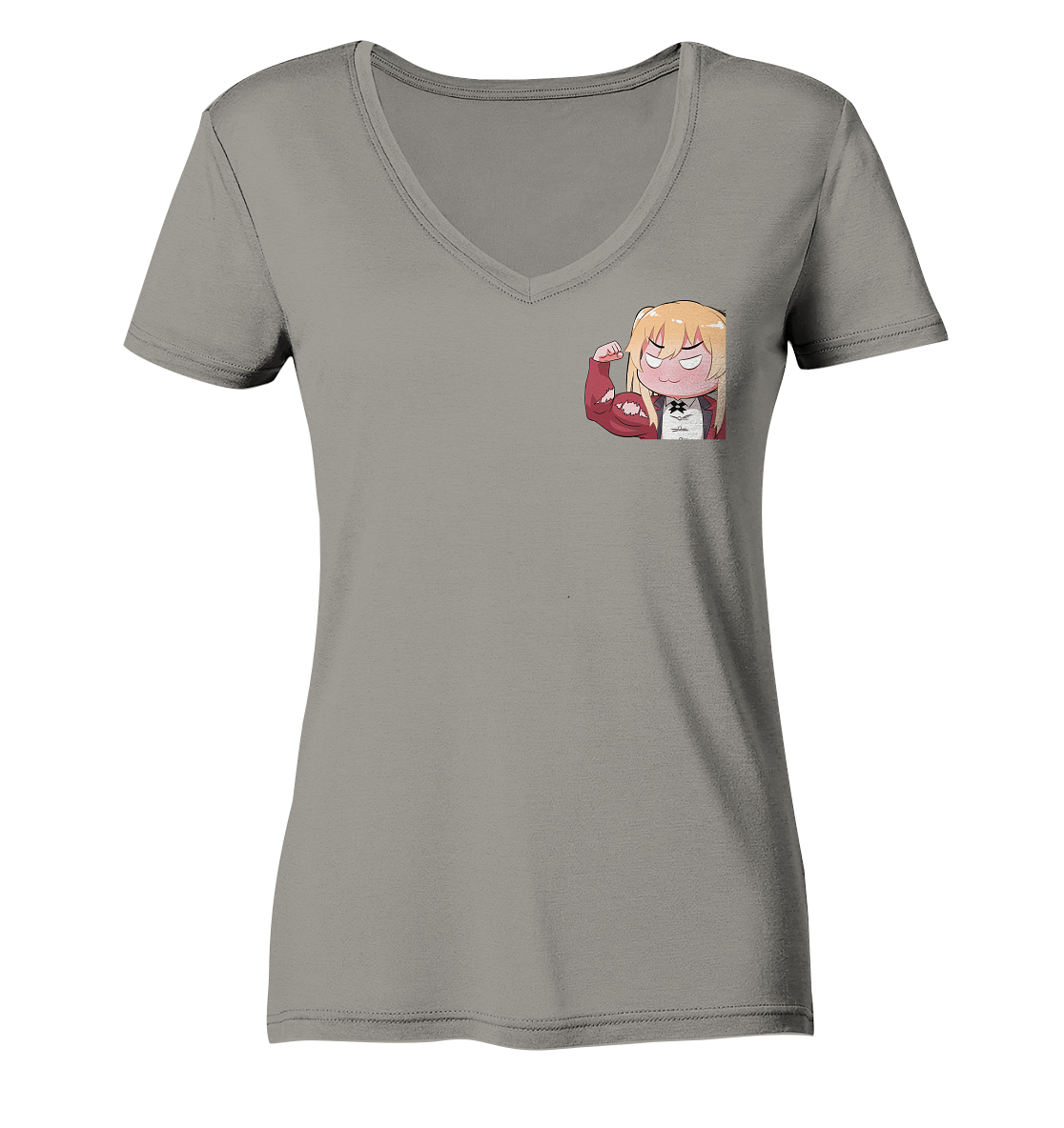Miezchen Biceps - Ladies V-Neck Shirt