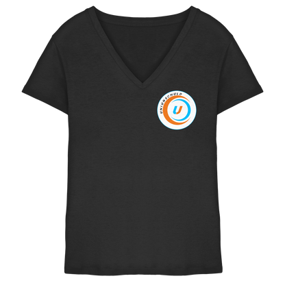 UniUnschuld Logo - Ladies V-Neck Shirt