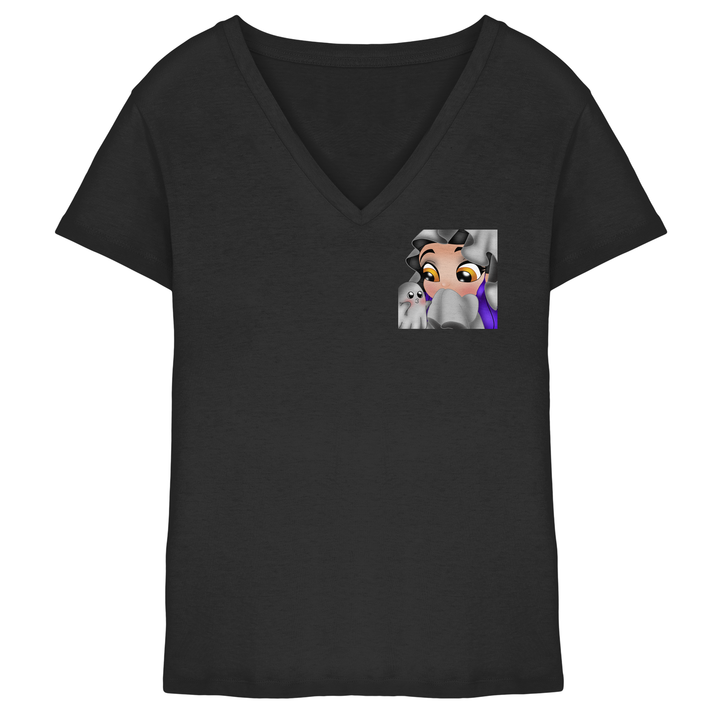 x_Kookie_Moon_x Buh - Ladies V-Neck Shirt