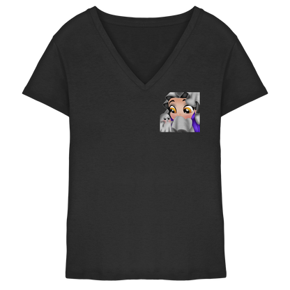 x_Kookie_Moon_x Buh - Ladies V-Neck Shirt